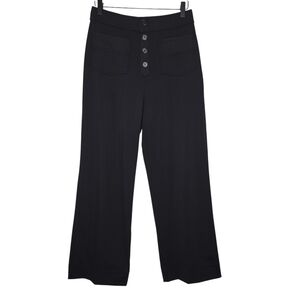 Halara Women Black DayStretch High Rise Pockets Straight Leg Pants Medium Petite